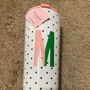 Kate Spade 24oz Tumbler "M"